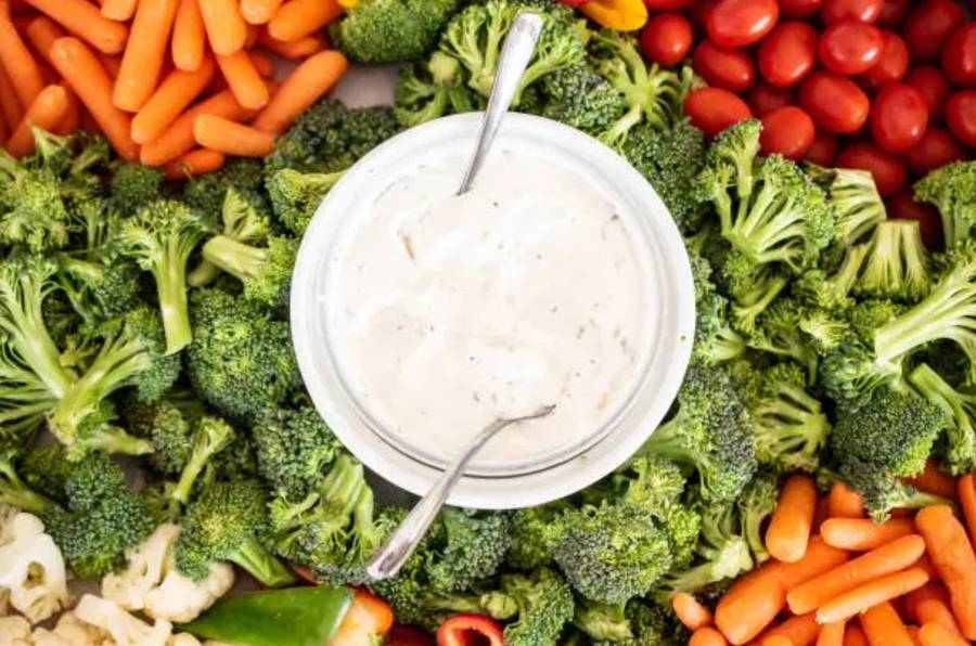 Homemade Ranch Dip (With a Fiber Boost)