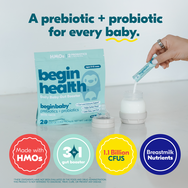 Beginbaby® Pre + Pro with HMOs (3 Month Supply)