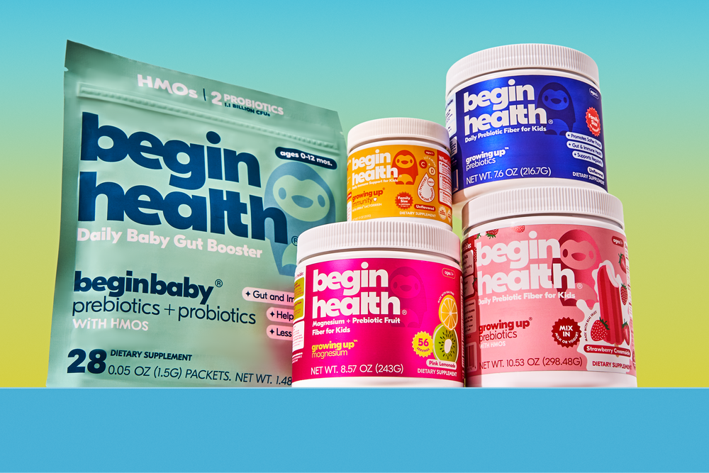 Kids' health <br><span>begins</span> <span class=