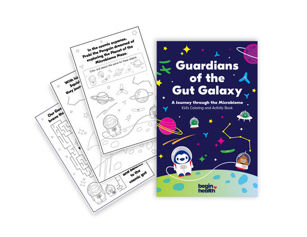 Gut Galaxy Kids Coloring and Activity Book